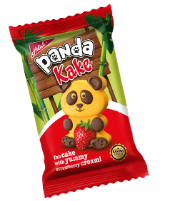 Hilal Foods Panda Kake Strawberry